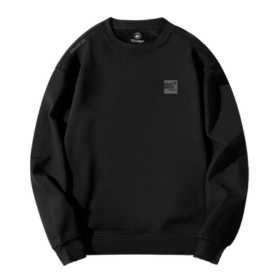 大码男装MKDBJN加绒保暖圆领卫衣