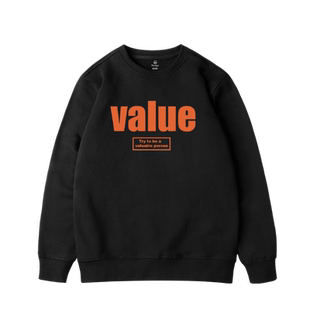 字母印花早秋天加肥加大码卫衣男圆领春秋季黑色外套秋装潮胖男装