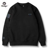 胖哥卫衣男士 2025新款 加绒大码 宽松圆领春秋季 潮 男装 加肥加大长袖