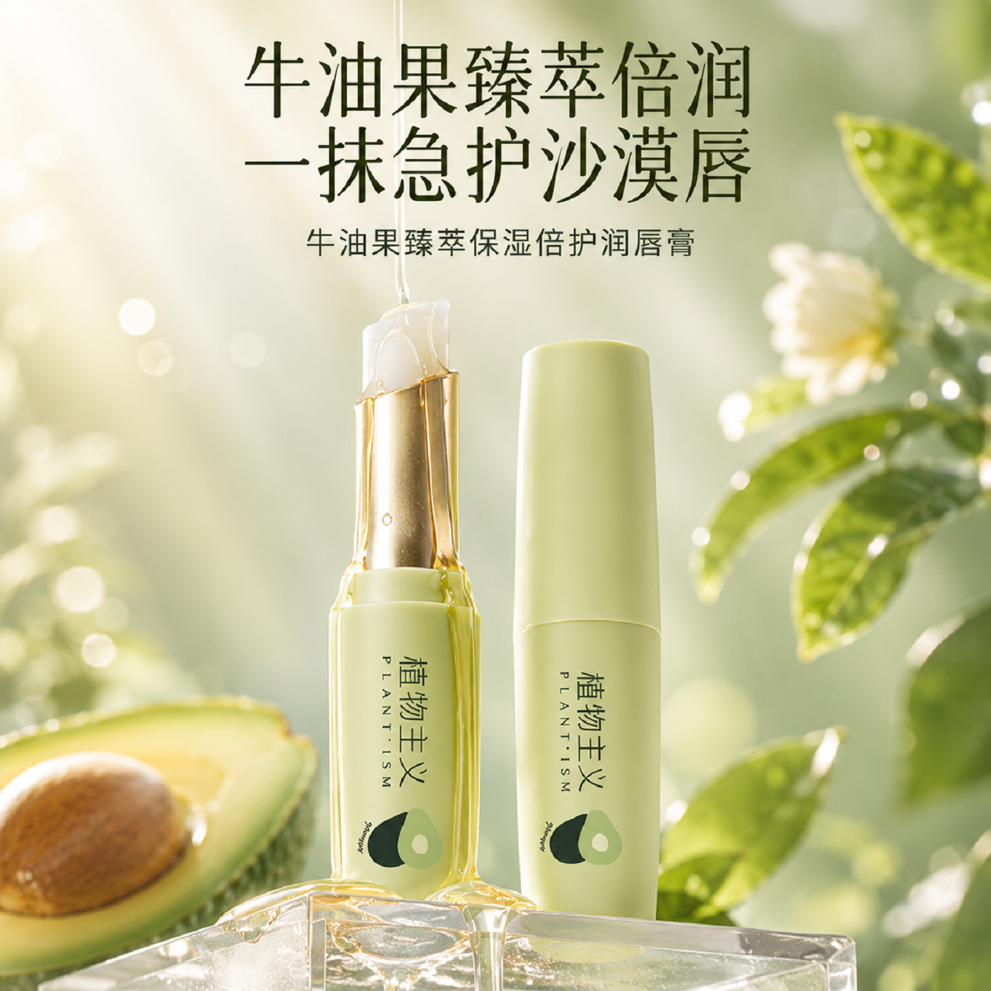 植物主义润唇膏专用保湿滋润舒缓干燥可用适孕妇女护唇膏官方正品