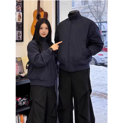 cleanfit美式复古短款飞行员夹克