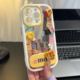 立体M豆公仔适用苹果16promax手机壳华为mate70新款 vivox100s创意OPPOreno13荣耀300小米15奶油红米note13pro