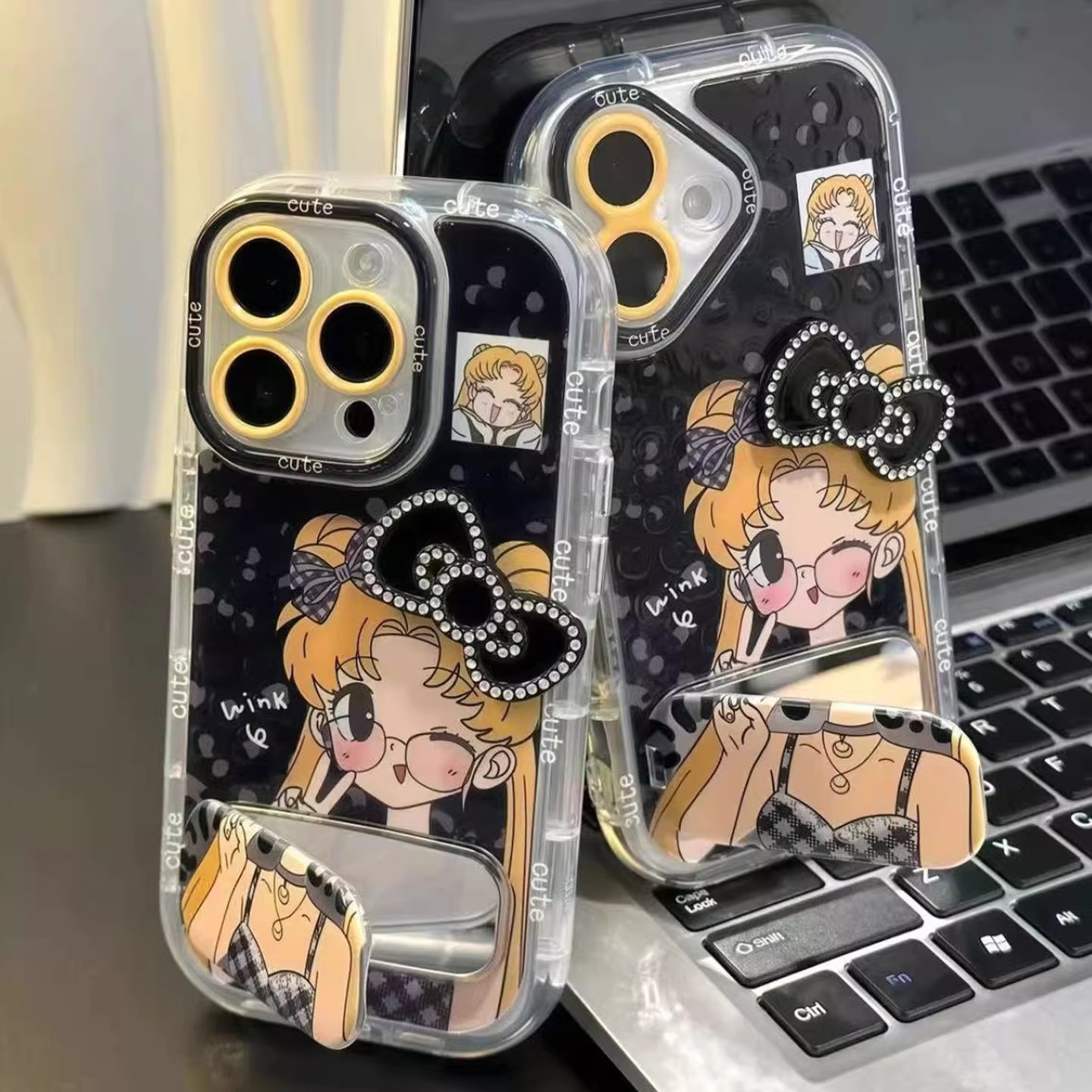 比耶美少女适用苹果17pro手机壳
