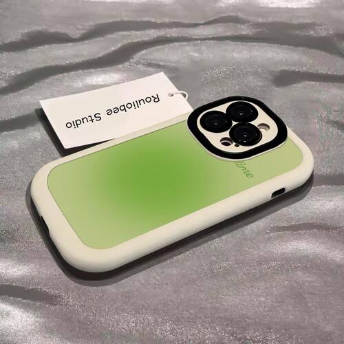 渐变晕染绿适用OPPOreno11手机壳
