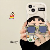 a97卡通k10 4se k9s创意reno9 墨镜支架适用opporeno10手机壳k11x新款 3男女a91防摔findx6全包a1pro