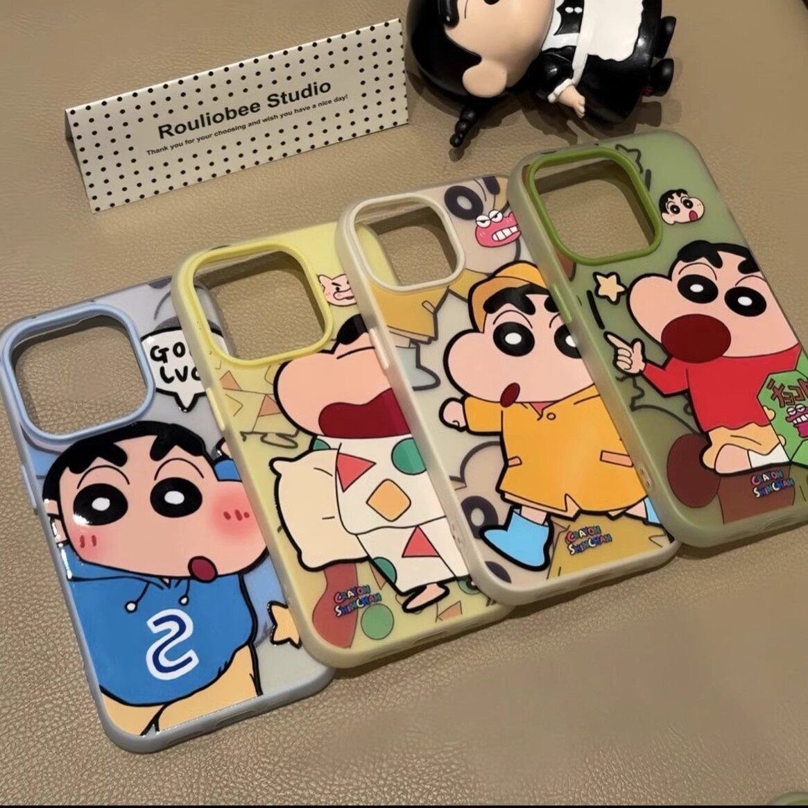 动画蜡笔小新适用苹果16手机壳