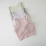 Комплект, спортивный бюстгальтер, бретели, бюстгалтер для спортзала, одежда для йоги, надевается на плечо, по фигуре