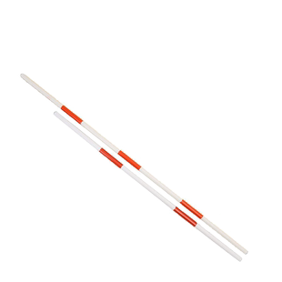 足球训练器材标志杆绕桩汽车篮球体育中考绕杆练车倒车红白杆蛇形