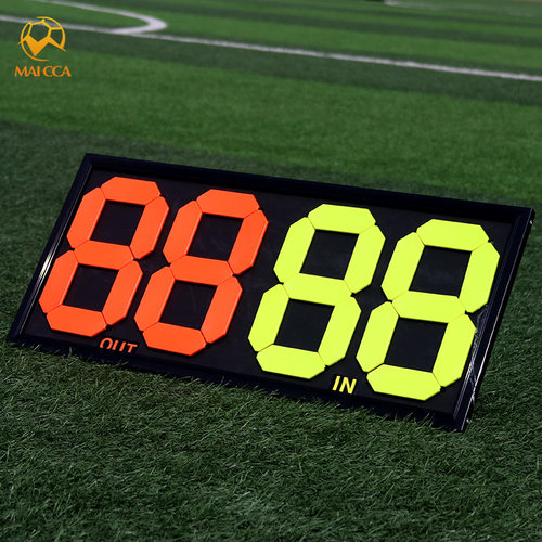 足球换人牌二位数四位翻裁判装备