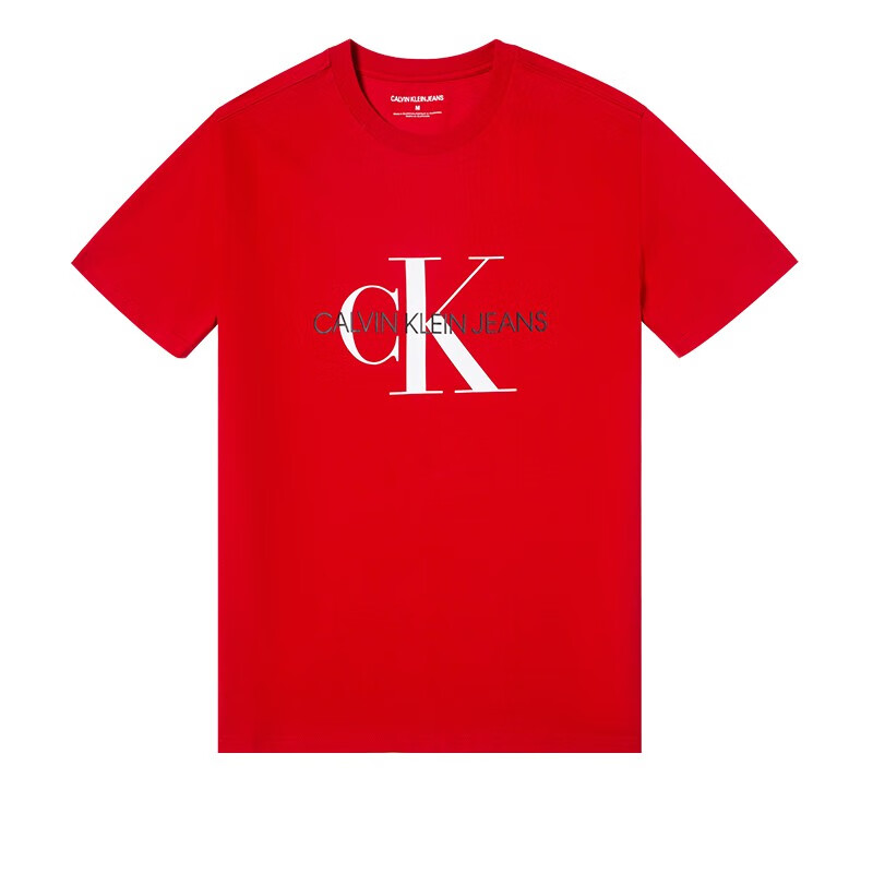 Calvin Klein凯文克莱 CK男士夏款短袖T恤休闲圆领上衣打底衫-封面
