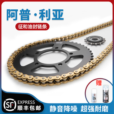 适用于阿普利亚GPR250摩托车原厂静音牙盘链轮三件套征和油封链条