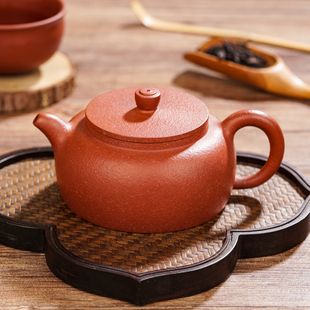 宜兴紫砂壶纯手工家用茶具泡茶壶朱泥功夫茶单壶紫砂复古茶具礼盒