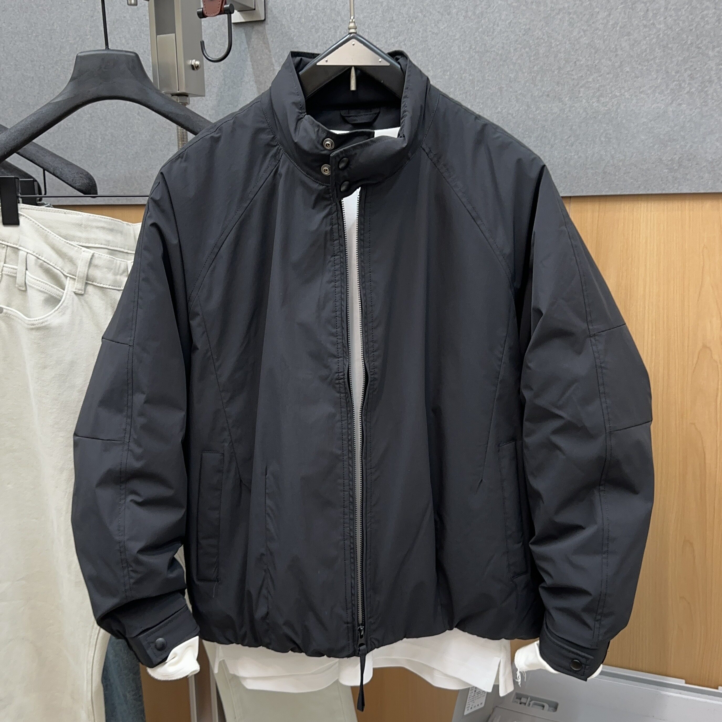 2026秋季男士立领轻薄保暖棉服