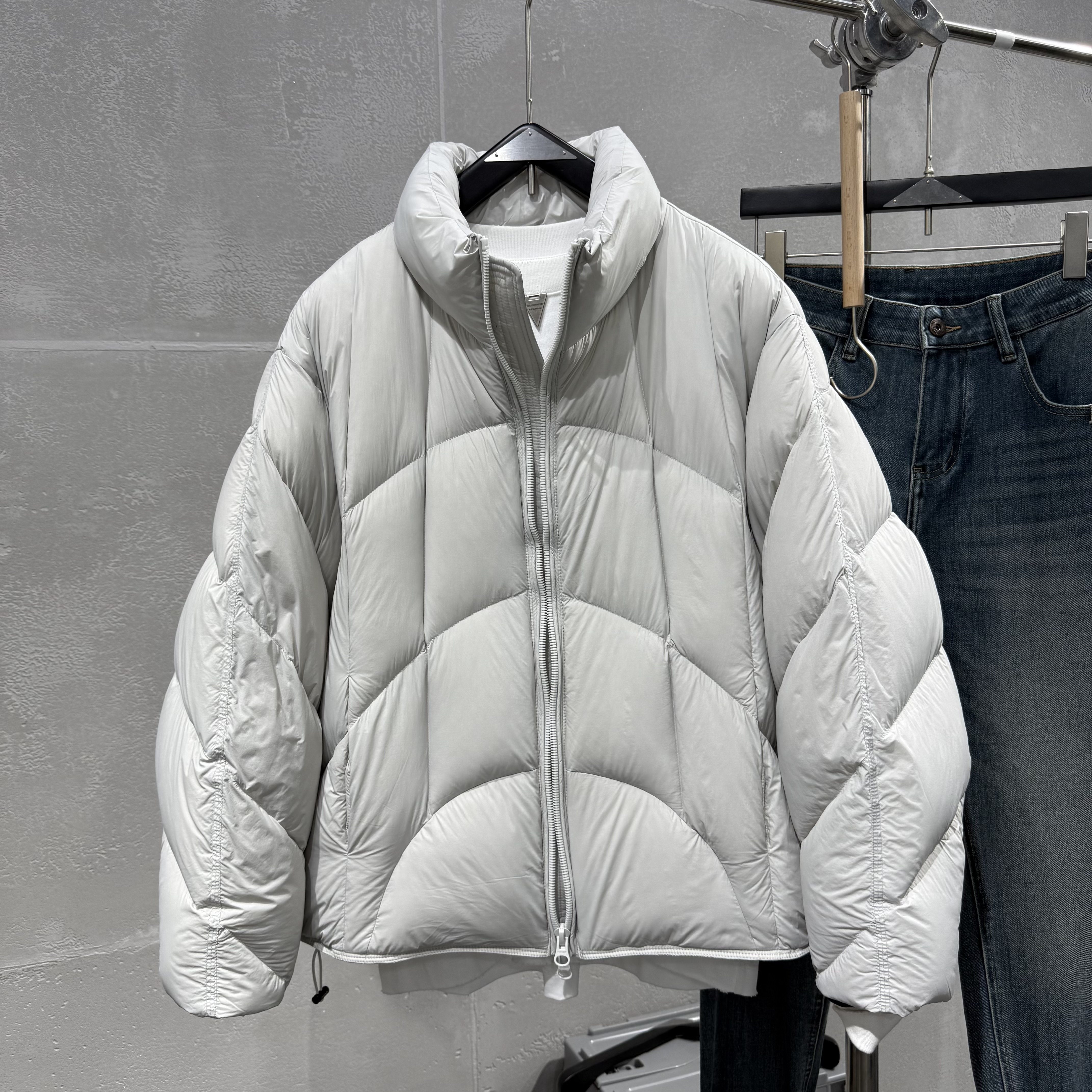 男士立领冬季泡芙新款羽绒服