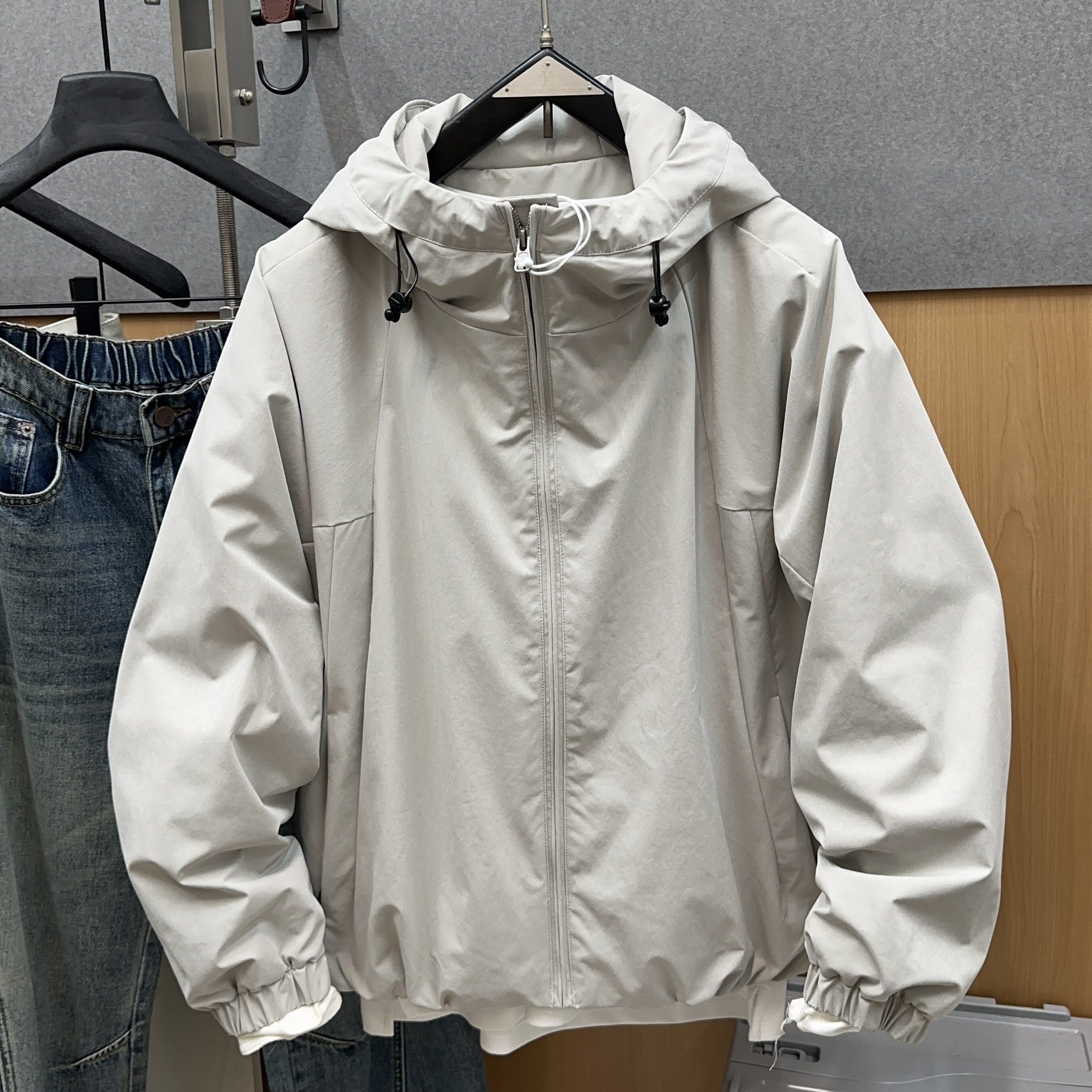 男士秋冬加棉宽松日系棉服