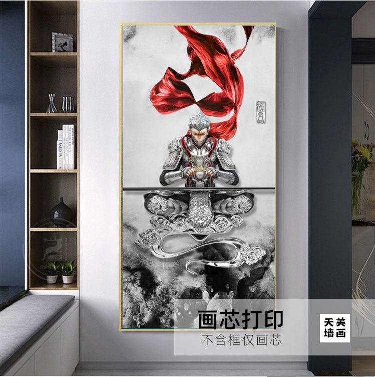 孙悟空玄关好寓意爱普生10色 画布喷绘客厅家居斗战胜佛过道画芯