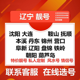 辽宁手机靓号定制号码日生号码情侣号怀旧号顺子