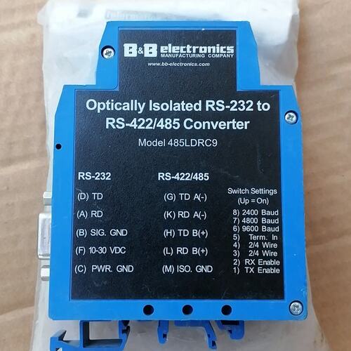 议价485LDRC9全新B＆B Electronics爱尔兰B+