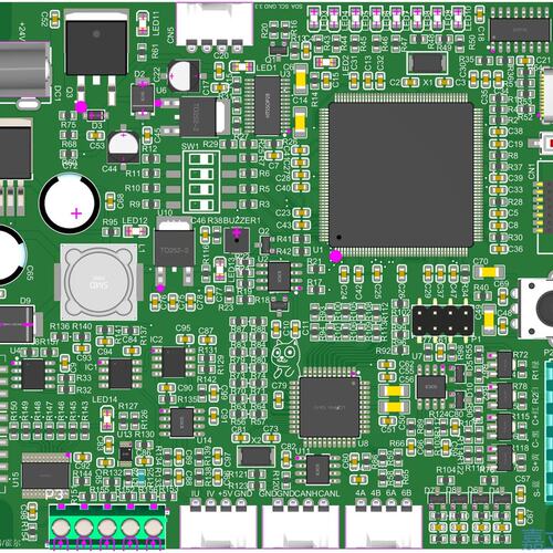议价一款新的电机控制器，驱动板支持大功率，默认600V23A