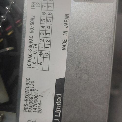 议价PFU Limited工业控制器，型号PDS-BX02E09