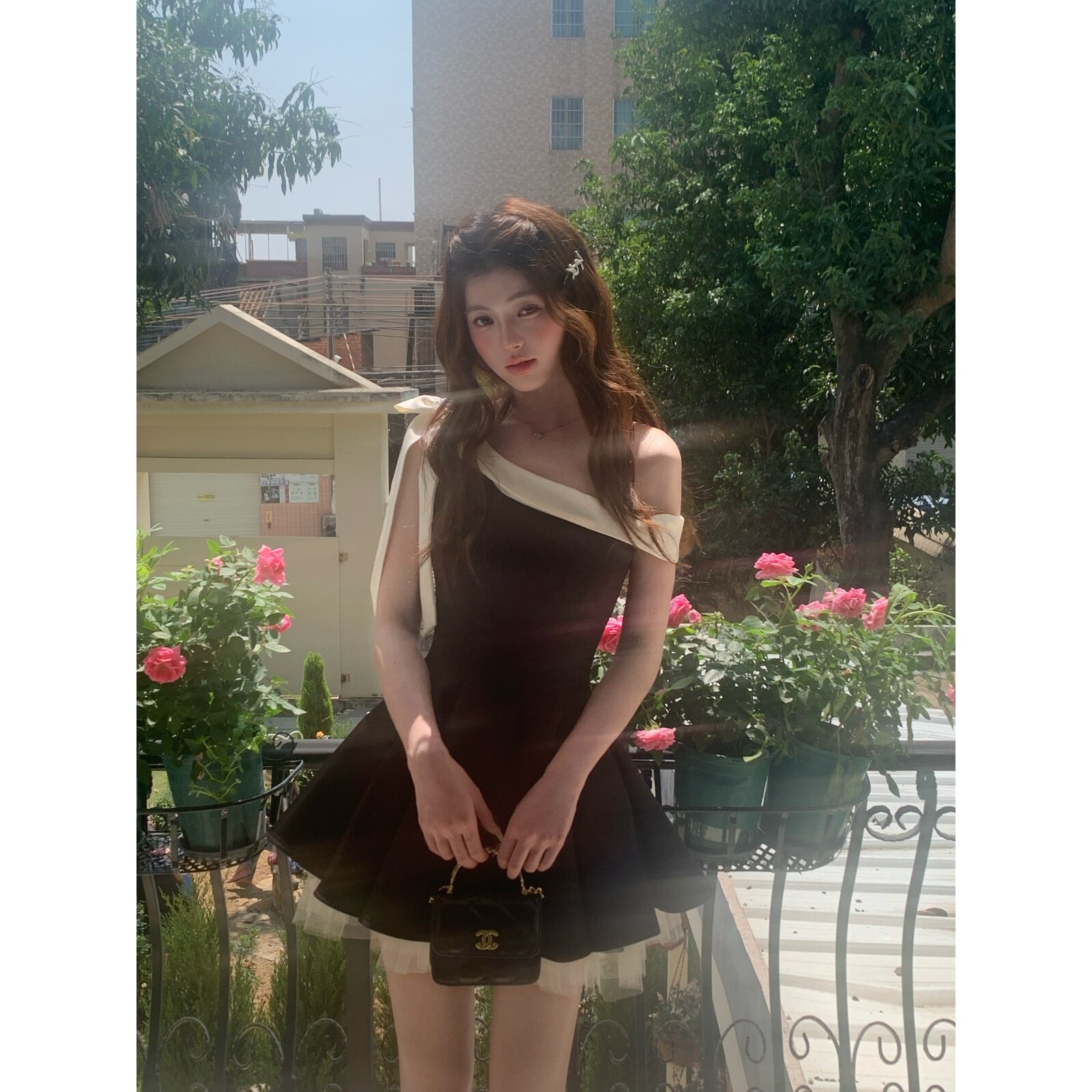 越韩小鱼Musefish 爱的华尔兹 法式千金蓬蓬生日礼裙连衣裙子女夏