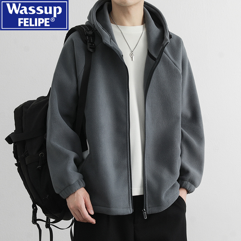 WASSUPFELIPE摇粒绒男外套