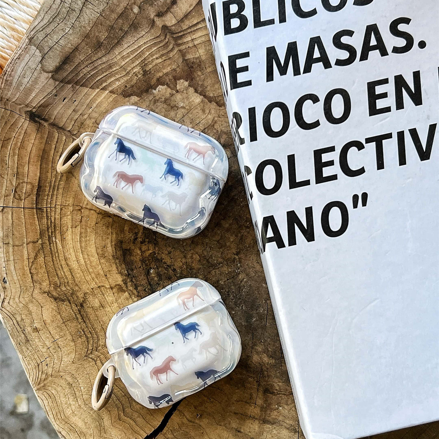 艺术谍影马适用AirPods1/2/3/4/5代苹果无线蓝牙耳机保护套pro2/3