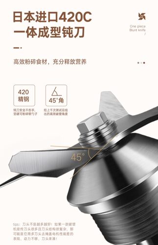 KPS祈和KPS-Alpha阿尔法破壁料理机S3 S5 S7祁和F1破壁机刀组刀片