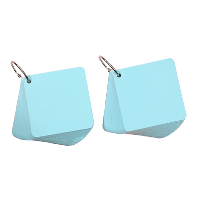 彩色空白卡片纸硬质活页手卡