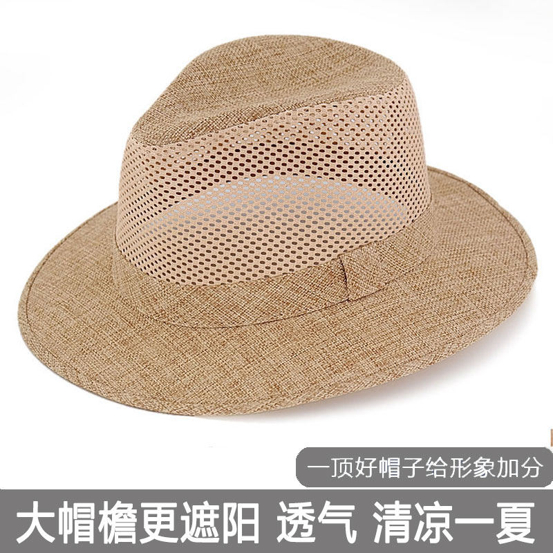 高档大檐男女英伦夏季遮阳帽
