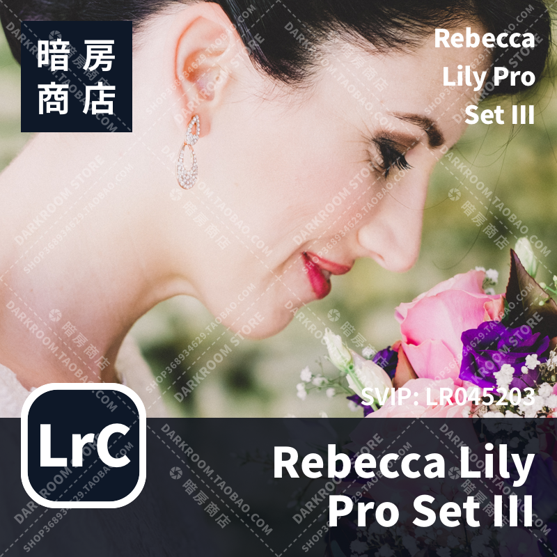 Rebecca Lily Pro Set III 暗房商店人像婚礼旅拍色调 LR/ACR预设