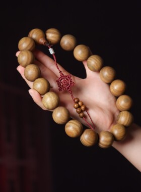 阿根廷绿檀2.5/3.0雕刻佛珠手持念珠檀香木手串饰品文玩汽车挂件