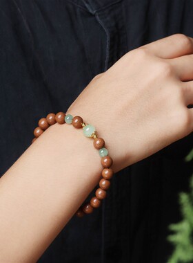 鹅梨帐中香非遗合香珠手串睡眠手炼天然五行中药合香珠绕指柔手捻