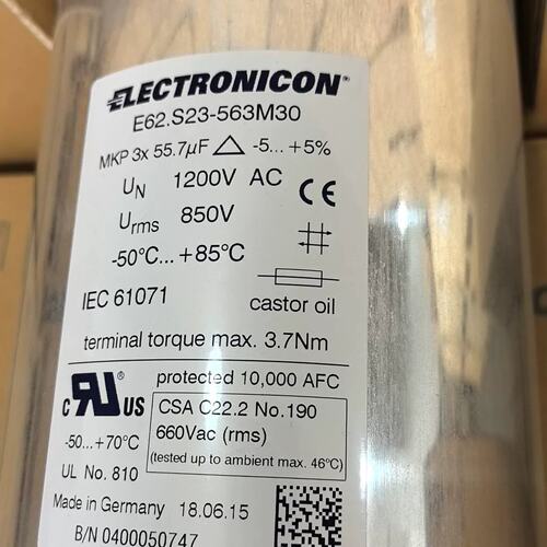 议价E62.S23-563M30 ，伊凯基电容ELECTRONI可维修