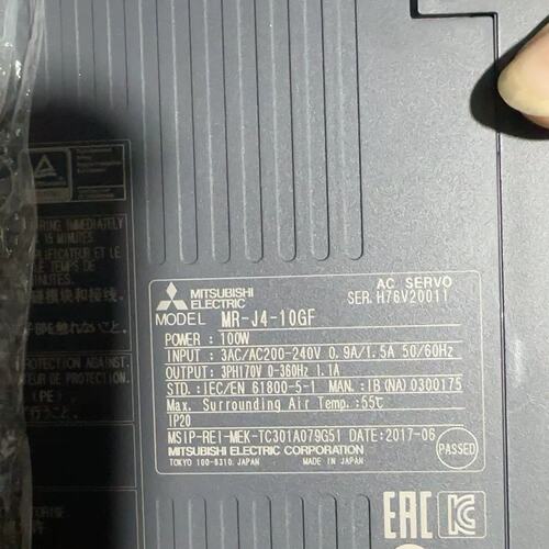 议价驱动器MR-J4-10GF可维修