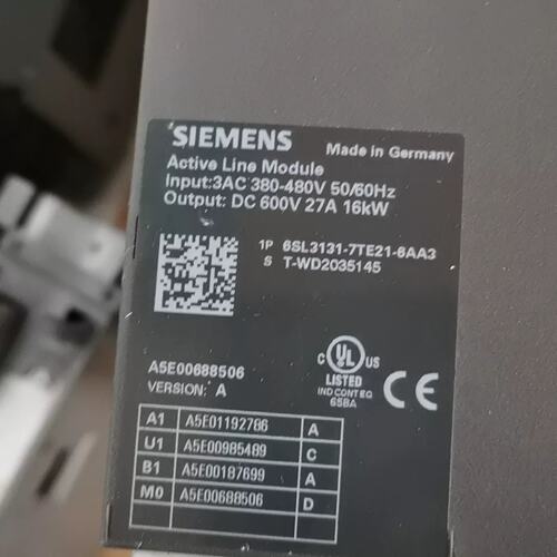 议价Active Line Module电源模块 6SL3可维修