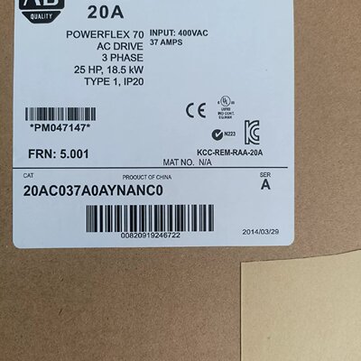 议价20AC037A0AYNANC0 罗克韦尔变频器AB。可维修