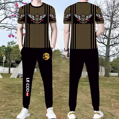 男士运动休闲套装2025夏季新款