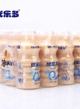 11月生产 优乐多乳酸菌饮品益生菌原味0脂肪含乳饮料340ml*12瓶