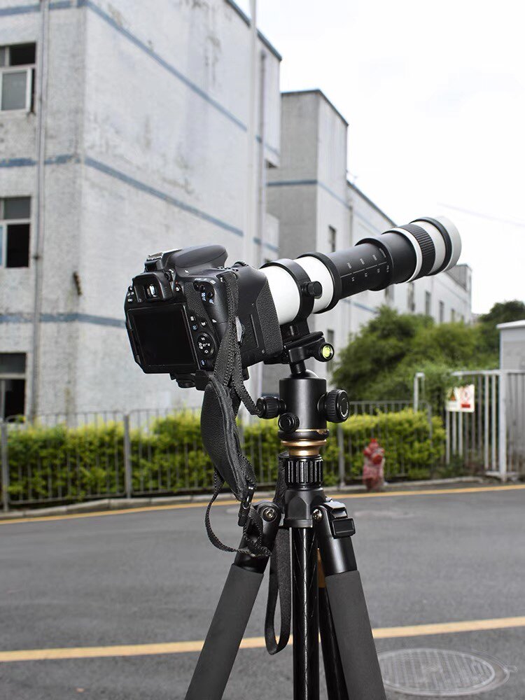 420-800MM F8.3 수동렌즈 망원 줌 망원 SLR 달탐사 새사진 풍경 국산