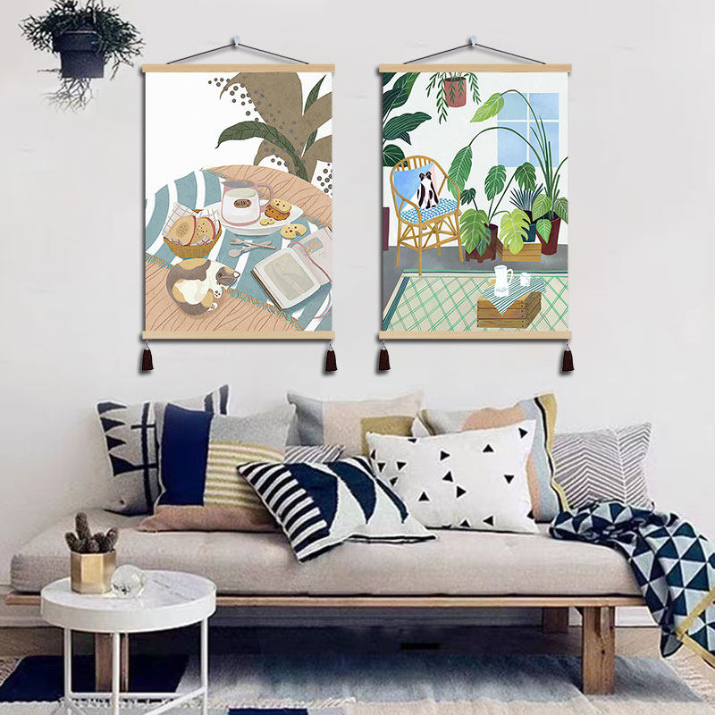 餐厅小清新装饰挂画客厅装饰画