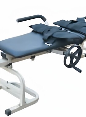居家手摇护理床电动站立床颈腰椎拉伸器喷塑屏风不锈 钢折叠担架