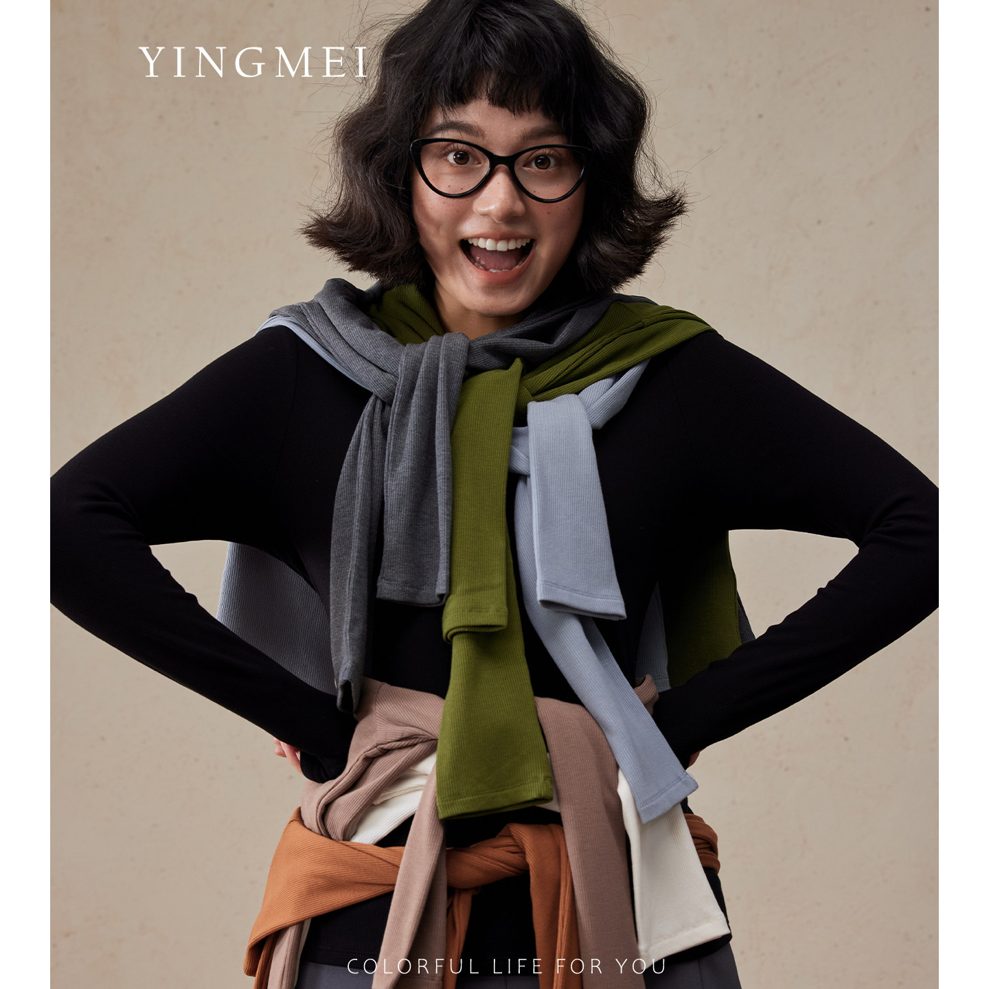 盈妹万能打底丨冬季可外穿保暖内衣加绒加厚针织衫黑色自热内搭女