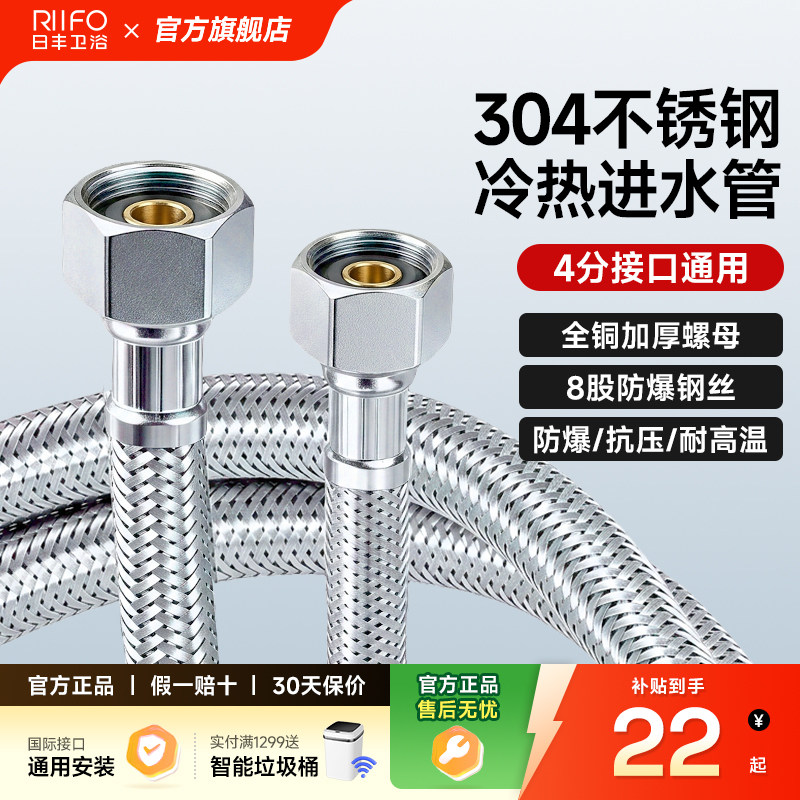 日丰不锈钢金属编织管图片