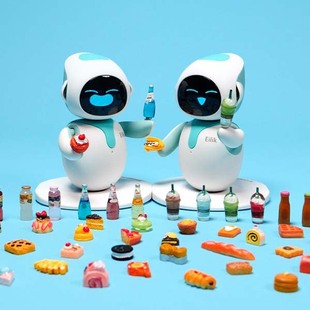适配于Eilik桌面智能机器人 不含机器人 树脂玩具50件食玩套装