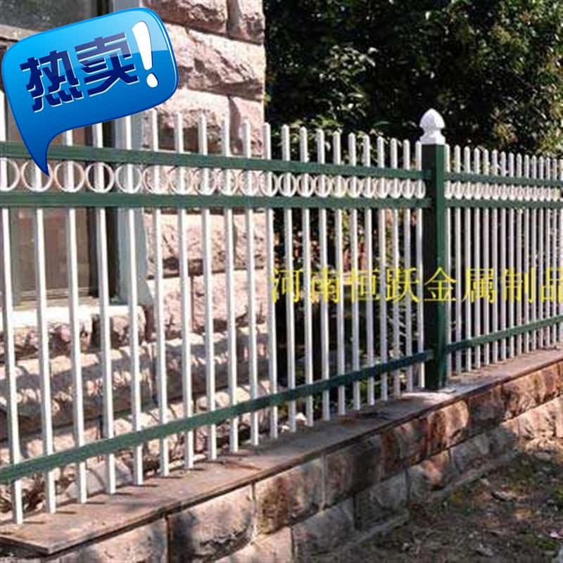 郑州厂家供应锌钢围墙护栏道路绿化带隔离栅r栏工厂