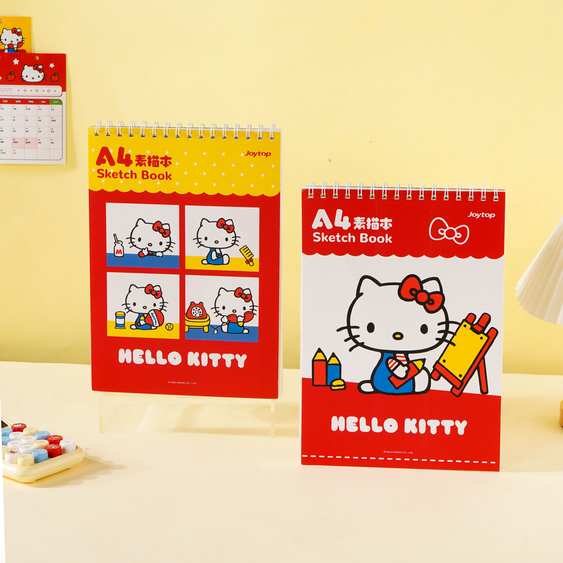 悦木三丽鸥联名A4素描本HelloKitty学生写真图画本儿童涂