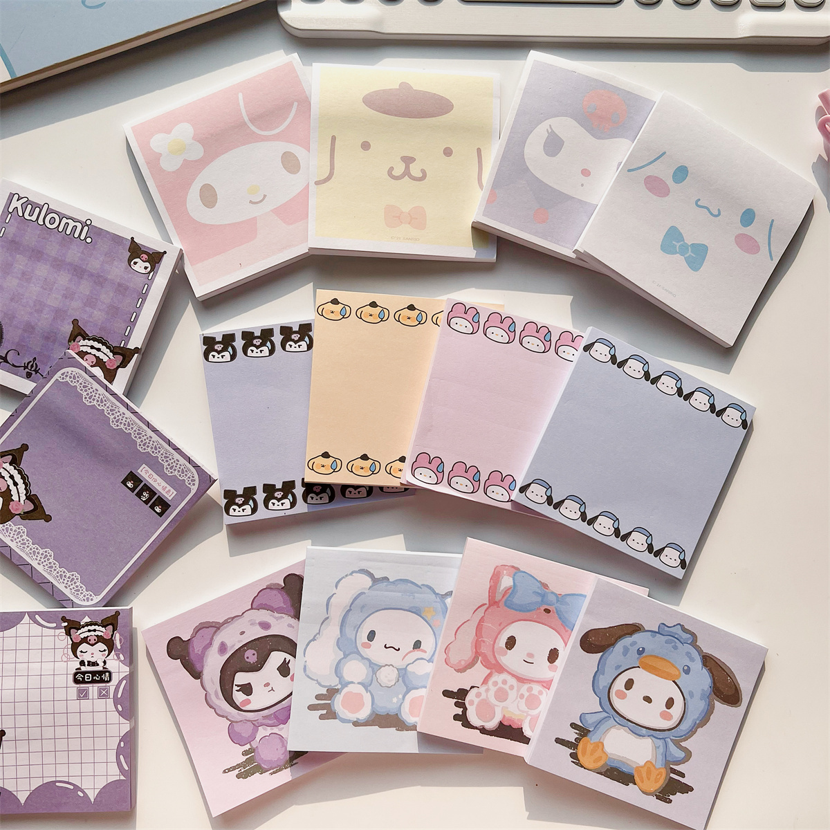 卡通图案可爱便签便利贴可撕粘贴