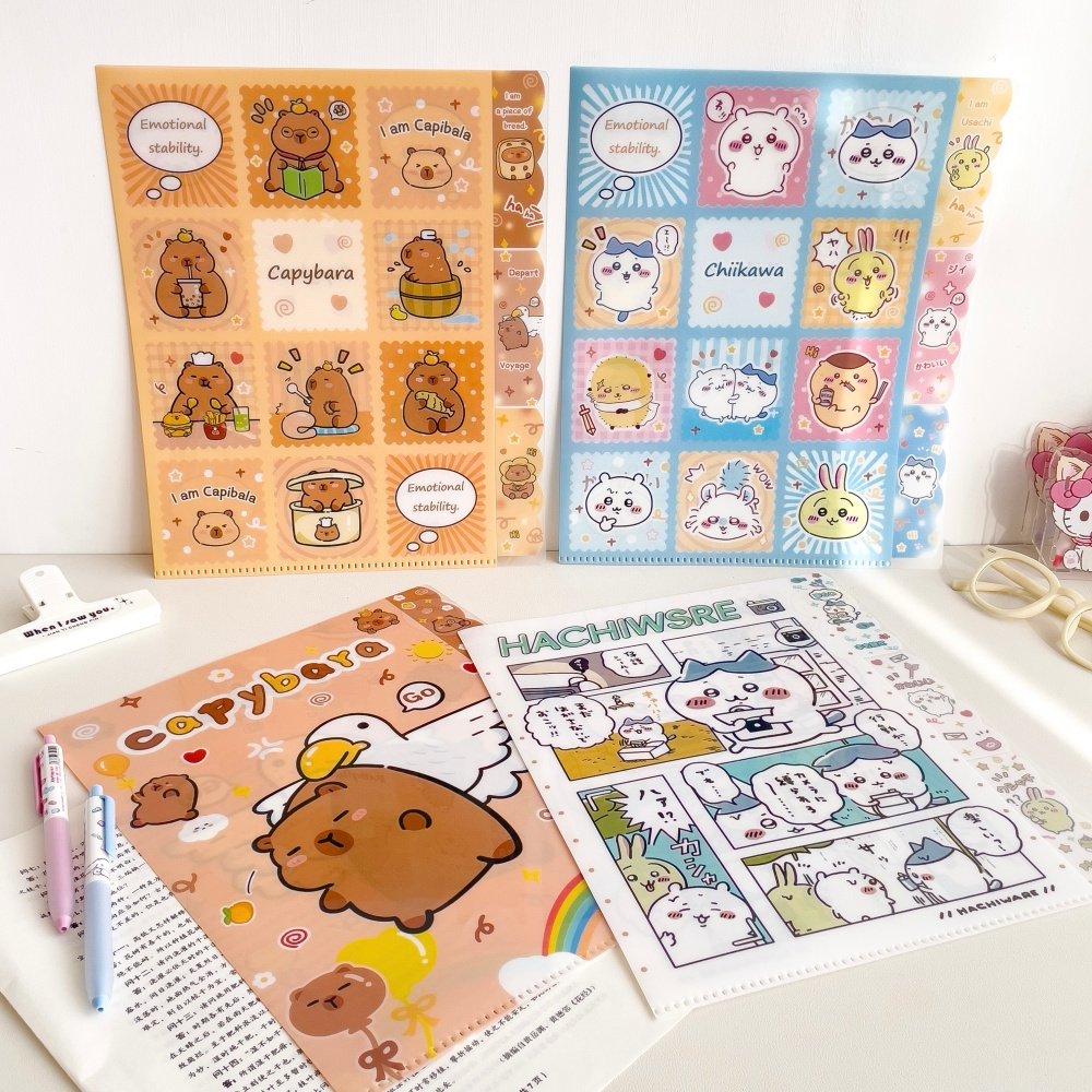 三层分页A4纸文件夹大容量学生试卷收纳袋科目加厚资料档案收纳册,文具电教/文化用品/商务用品,文件袋/资料袋/试卷收纳袋,淘宝优惠券,粉丝福利购,淘宝优惠卷