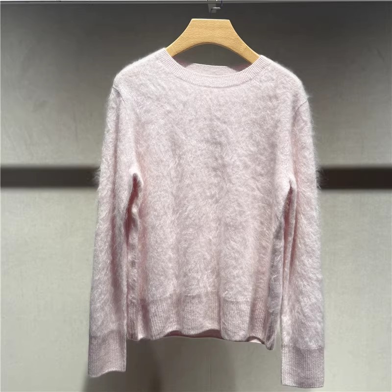 简约基础圆领多色休闲内搭羊绒衫